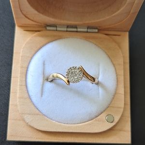 10k Gold and Diamond Ring
